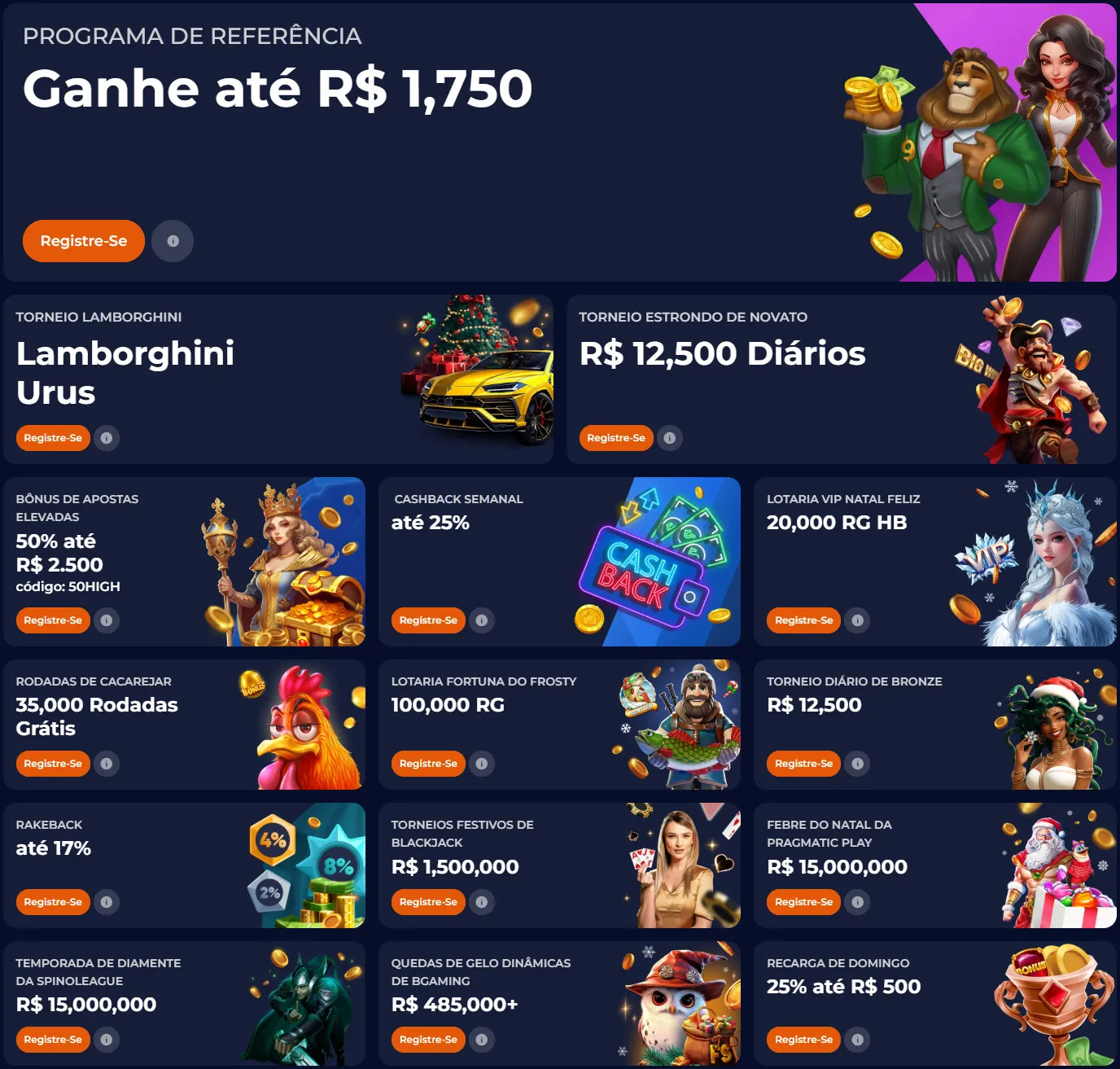 Promoções e Bônus Atrativos